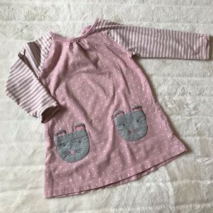 Mini Boden pink mouse dress 🐭